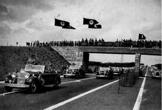 Hitler autobahn social agenda hid plans for fascist global agenda