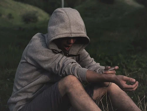 Drug User Injecting "Drug use would be increased... The abusive drugs then, would restore, in a certain sense, the law of the jungle, and selection of the fittest for survival." Dr. Day, NWO insider, 1969.