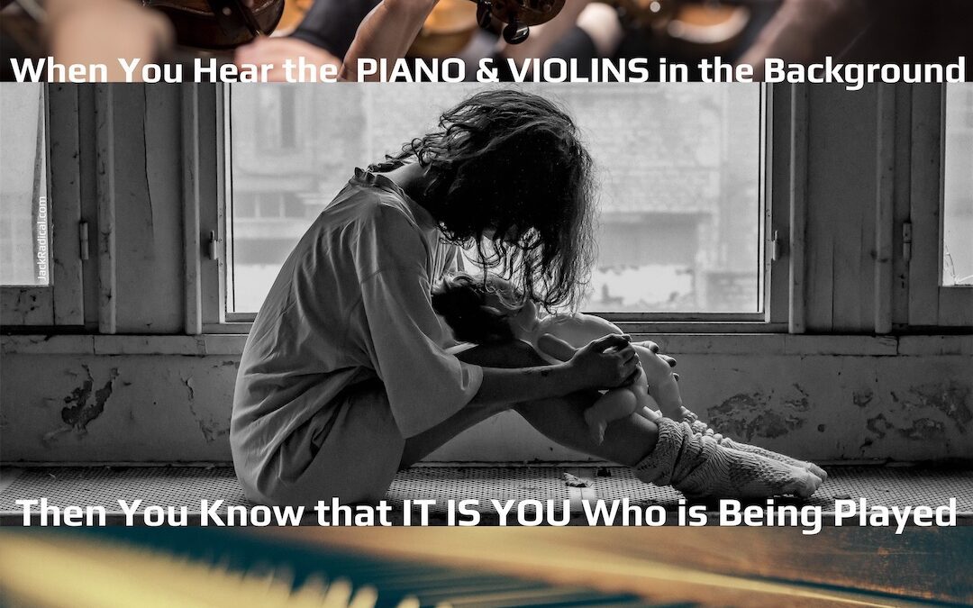 Emotional Sandwich Conditioning - It's Called TV 'Programming' for a Reason! When You Hear the PIANO & VIOLINS in the Background, Then You Know that IT IS YOU Who is Being Played.