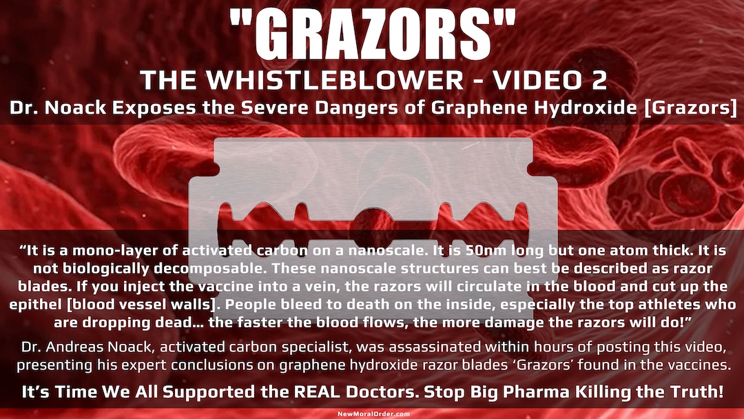 Dr. Andreas Noack Video 2. Graphene Hydroxide razor blades in the Vaccine 23.11.21