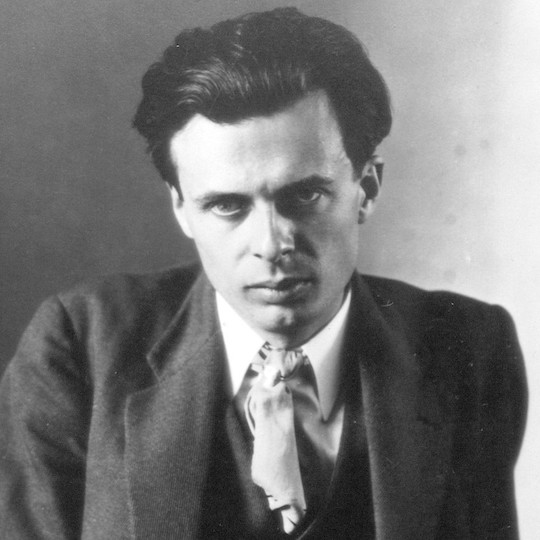 Aldous Huxley. Philosopher, author of 'Brave New World', NWO insider, eugenicist.