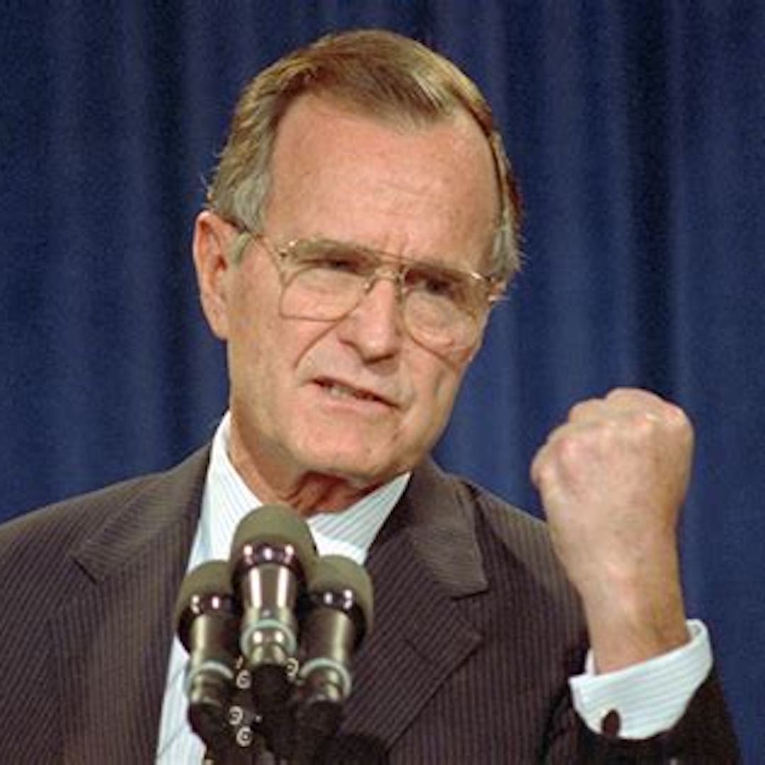 George H.W. Bush, President of the United States 1989-1993, bloodline family arch-globalist insider.