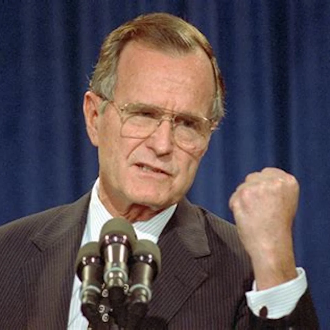George H.W. Bush, President of the United States 1989-1993, bloodline family arch-globalist insider.