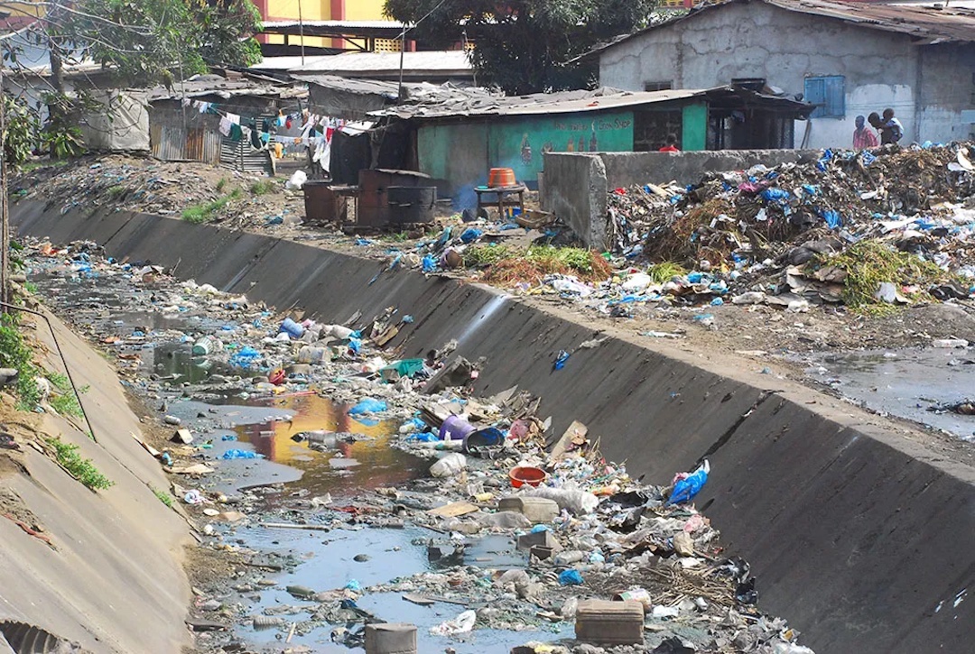 Sanitary conditions in Liberia.