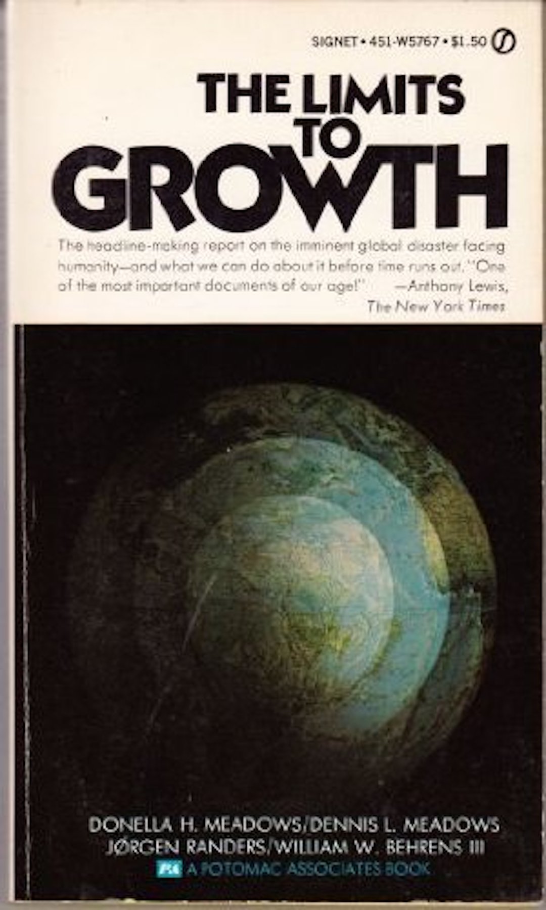 Limits to Growth - report to the Club of Rome [book cover] 1972 (3)