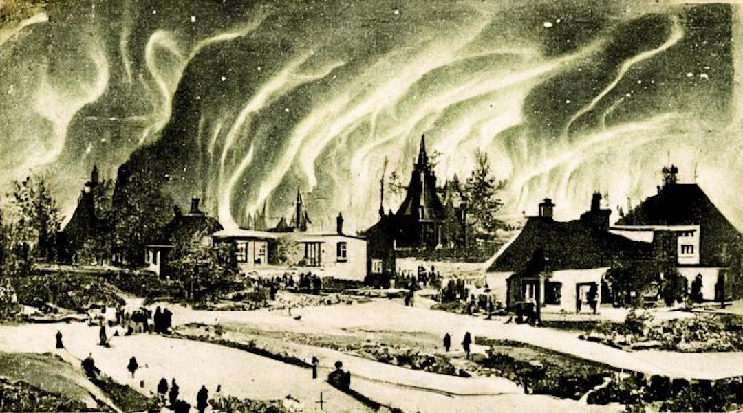 The Carrington Event 1859, The largest recorded space weather event of modern times.