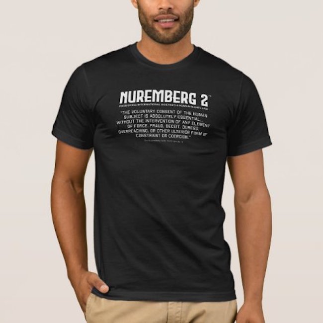 The Nuremberg Code 1947 Article 1 T-Shirt Bella+Canvas Short Sleeve T-Shirt