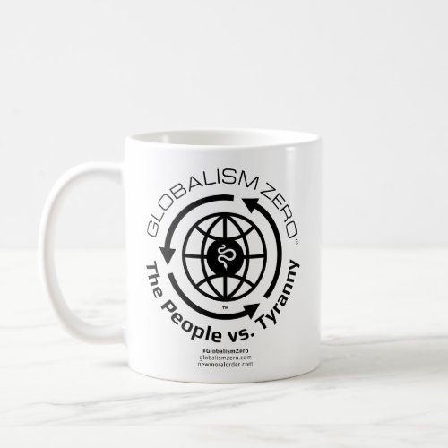 Globalism Zero™ Black Circle Logo Coffee Mug