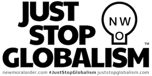 JUST STOP GLOBALISM™ Classic Logo (Black) JUST STOP GLOBALISM™ Classic Logo (Black).